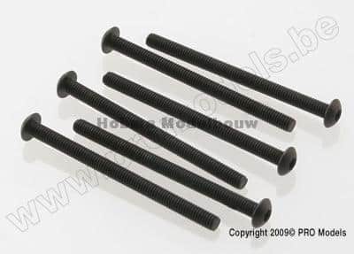 Traxxas 2592 Screws, 3x40mm button-hea