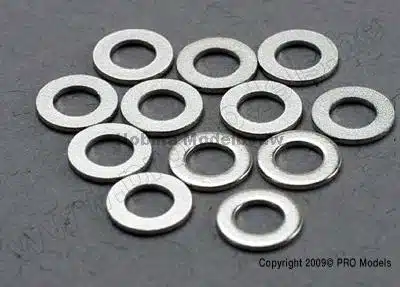 Traxxas 2746 Washers, 3x6mm metal (12)