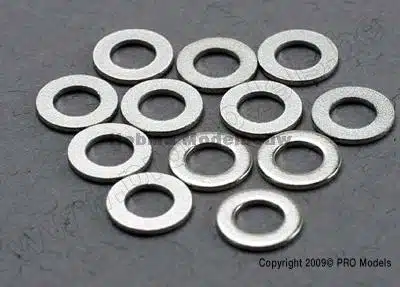Traxxas 2746 Washers, 3x6mm metal (12)