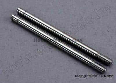 Traxxas 2765 Shock shafts, steel, chro