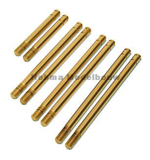 Traxxas 2765T Shock shafts, hardened s