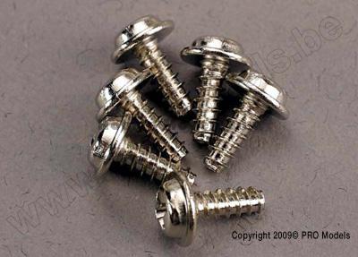 Traxxas 3290 Screws, 3x8mm washerhead