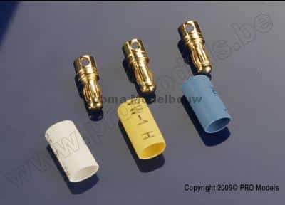 Traxxas 3342 Bullet connectors, male,