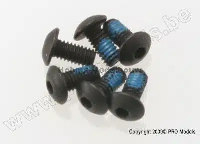 Traxxas 3347 Screws, 2.5x5mm button-he