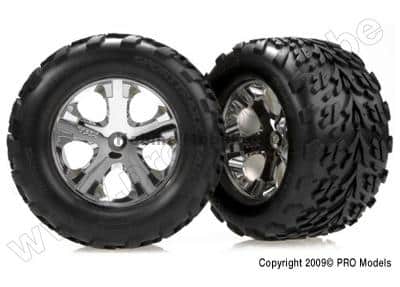 Traxxas 3668 Tires & wheels, assembled