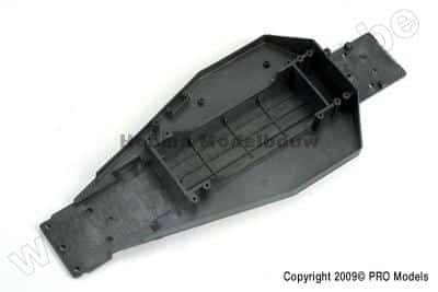 Traxxas 3722 Lower chassis (black)