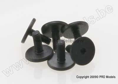 Traxxas 3931 Screws, 3x8mm flat-head m