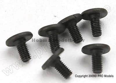 Traxxas 3932 Screws, 3x6mm flat-head m
