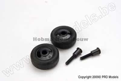 Traxxas 4976 Wheels (4)/ Axles (2), fo