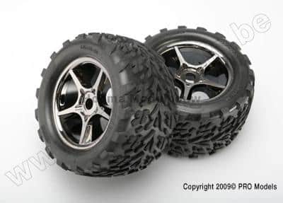 traxxas 5374x Tires & wheels, assembled, glued (Gemi