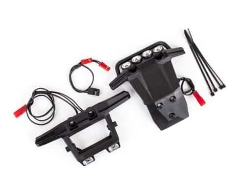 Traxxas 6793 LED-verlichtingsset, compleet (inclusief voor- en achterbumpers met LED-lichtbalk, LED-harnas achter)