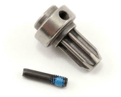 Traxxas 6888X Drive hub, front, hardened steel (1)/