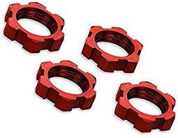 Traxxas 7758R wheel nuts Red 17mm