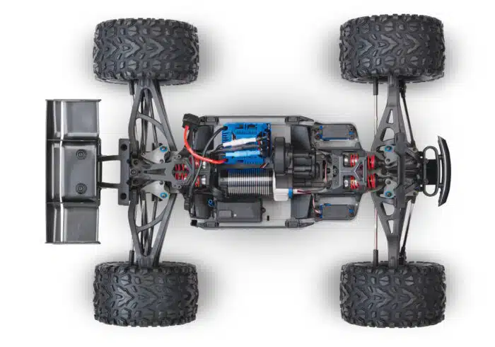 Traxxas 86086-4 E Revo 2 Brushless Truggy Paars / Oranje