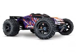 Traxxas 86086-4 E Revo 2 Brushless Truggy Paars / Oranje