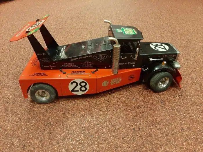 Tweedehands Wedico Race Truck incl Stuur servo en verlichting Zonder regelaar, aandrijving, zenderset