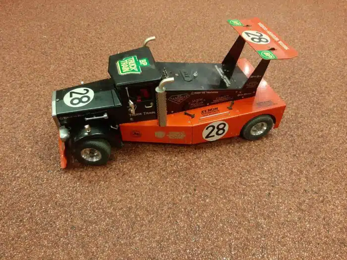 Tweedehands Wedico Race Truck incl Stuur servo en verlichting Zonder regelaar, aandrijving, zenderset