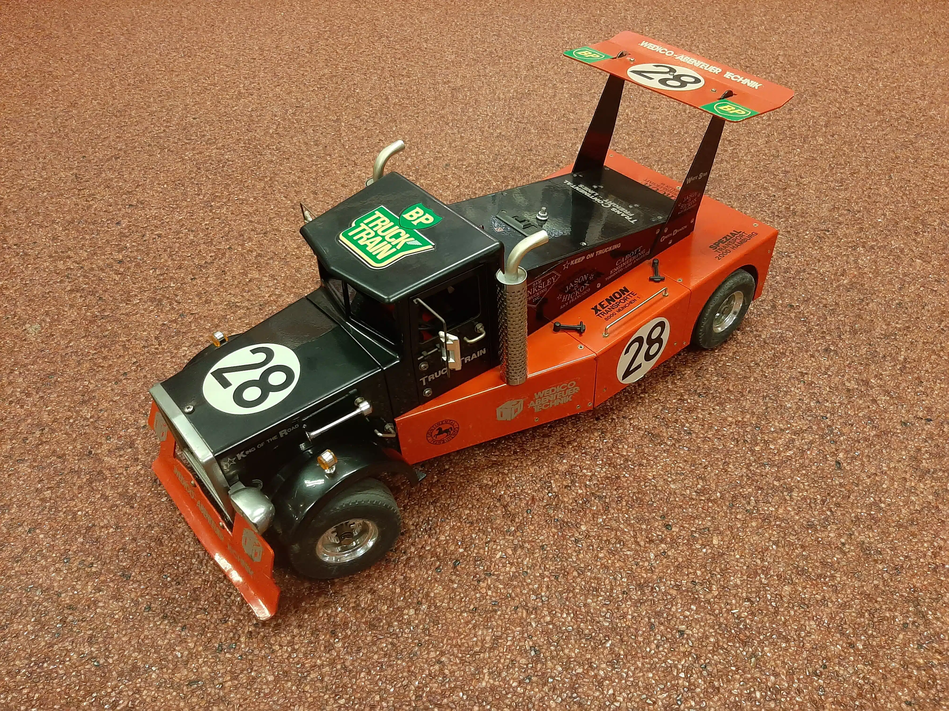 Tweedehands Wedico Race Truck incl Stuur servo en verlichting Zonder regelaar, aandrijving, zenderset