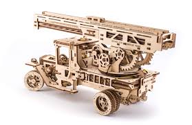 Ugears Brandweertruck met ladder