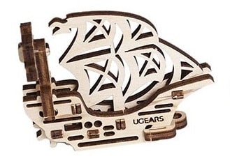 Ugears U-Fidget Zeilschip