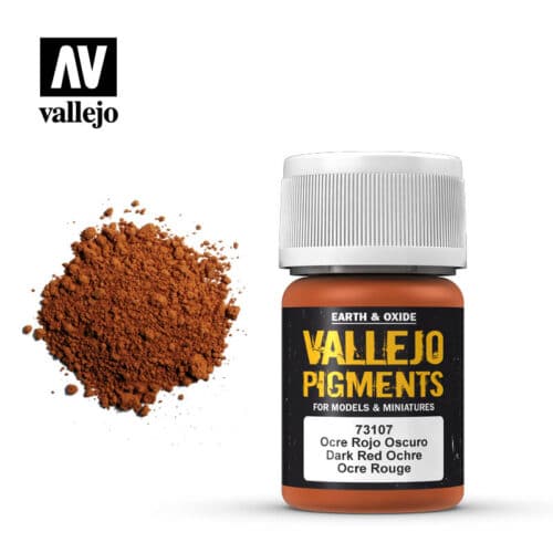 vallejo73107 PIGMENT DARK RED OCHRE
