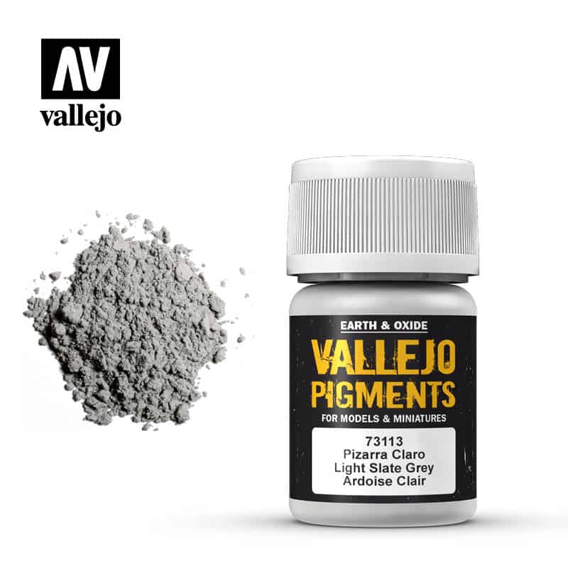 vallejo73113 PIGMENT LIGHT SLATE GREY