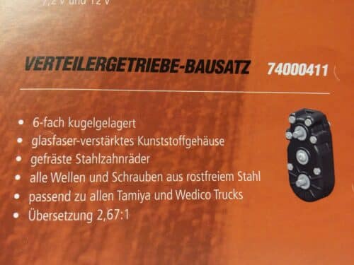 Verteilergetriebe Bausatz