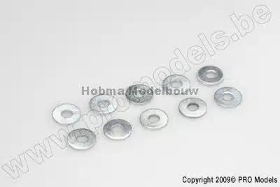 Vlakke Sluitring M3 Gegalvaniseerd Staal 10 St