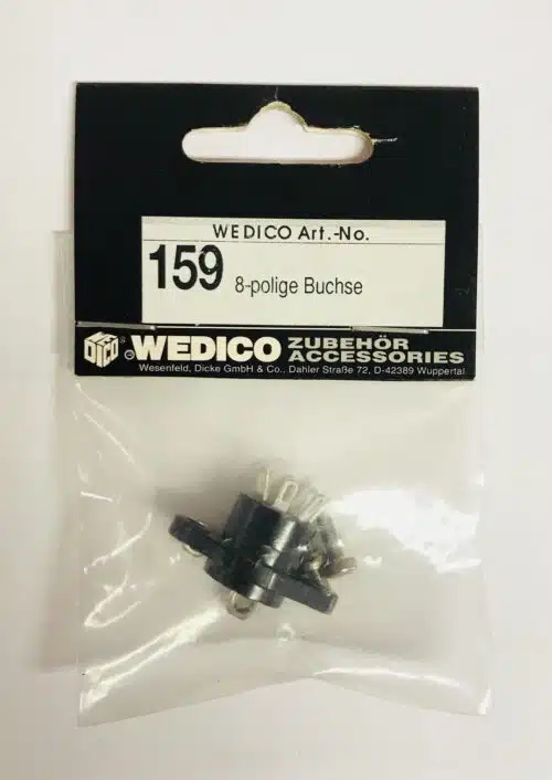 Wedico 0159 8 POL. BUCHSE KOMPLETT