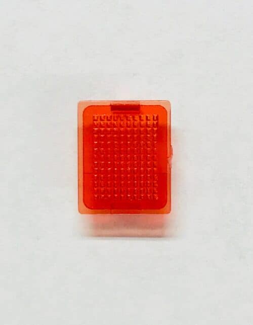 Wedico 25752 GLAS R?CKLICHT RECHTECK ROOT 9 ( p/st )