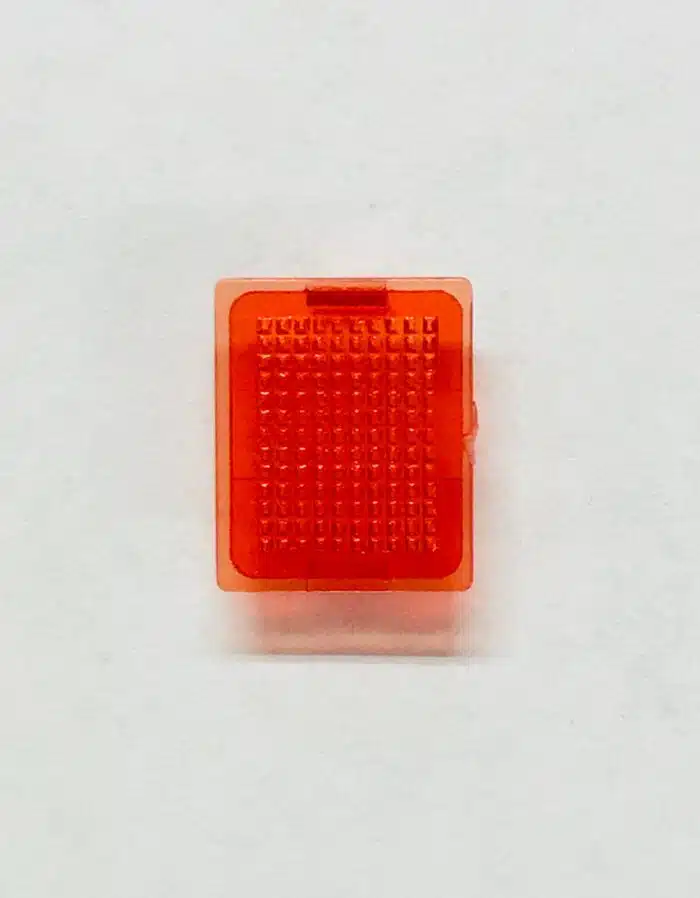 Wedico 25752 GLAS R?CKLICHT RECHTECK ROOT 9 ( p/st )