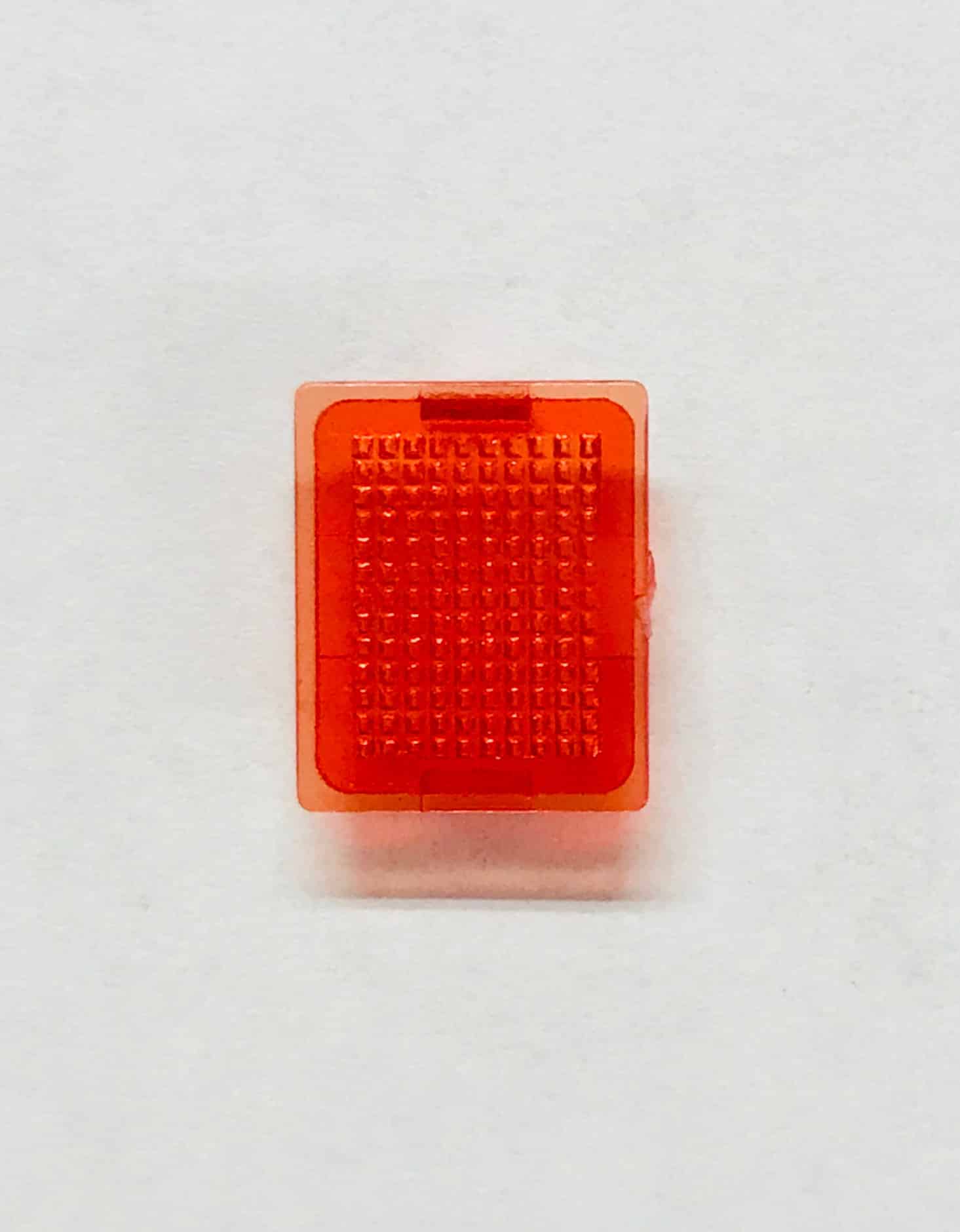 Wedico 25752 GLAS R?CKLICHT RECHTECK ROOT 9 ( p/st )