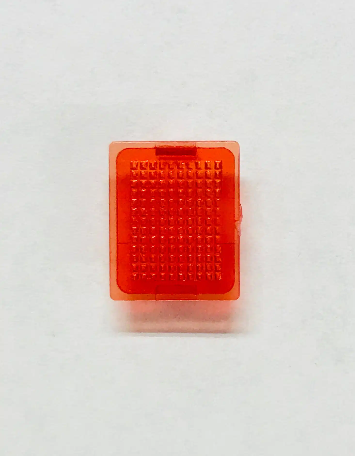 Wedico 25752 GLAS R?CKLICHT RECHTECK ROOT 9 ( p/st )