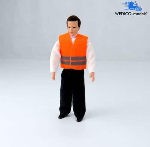 Wedico LKW fahrer Jorg mit Warnweste