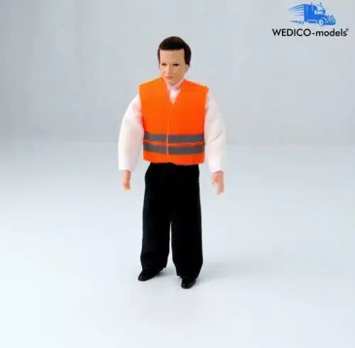 Wedico LKW fahrer Jorg mit Warnweste