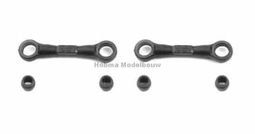 xray 383220 Set Of Rear Linkages 2.5 deg. Toe-In (2 )