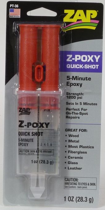 zap pt-36 Z-POXY QUICK SHOT DUAL
