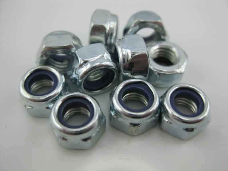 Zelfborgende zeskantmoer 10 St M 2.5