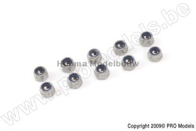 Zelfborgende zeskantmoer M3 10 St