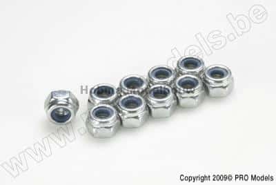 Zelfborgende zeskantmoer M5 Gegalvaniseerd Staal 10 St