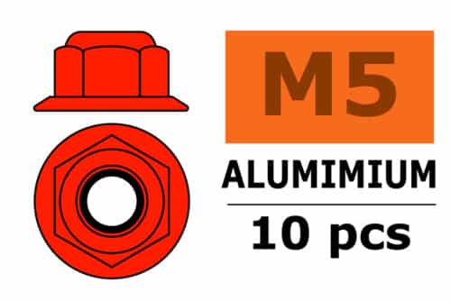 Zelfborgende Zeskantmoer Met Flens M5 10 St