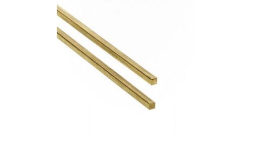 ALBION SBW 25 MESSING MASSIEF 2,5 mm X2,5 mm 305 mm lang 2 ST