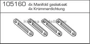 carson 105160 CV-10 uitlaatpakking Carson