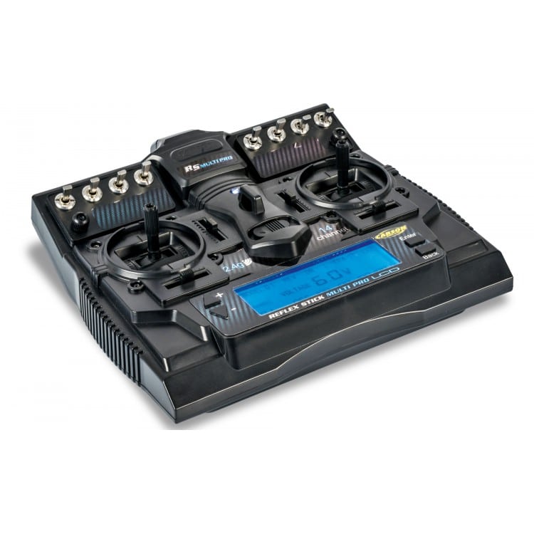 Carson501004 Reflex Stick Multi Pro LCD 2.4G 14CH Zender en Ontvanger