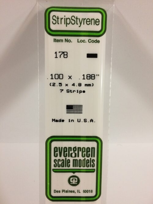 evergreen 178 strip 2.5x4.8