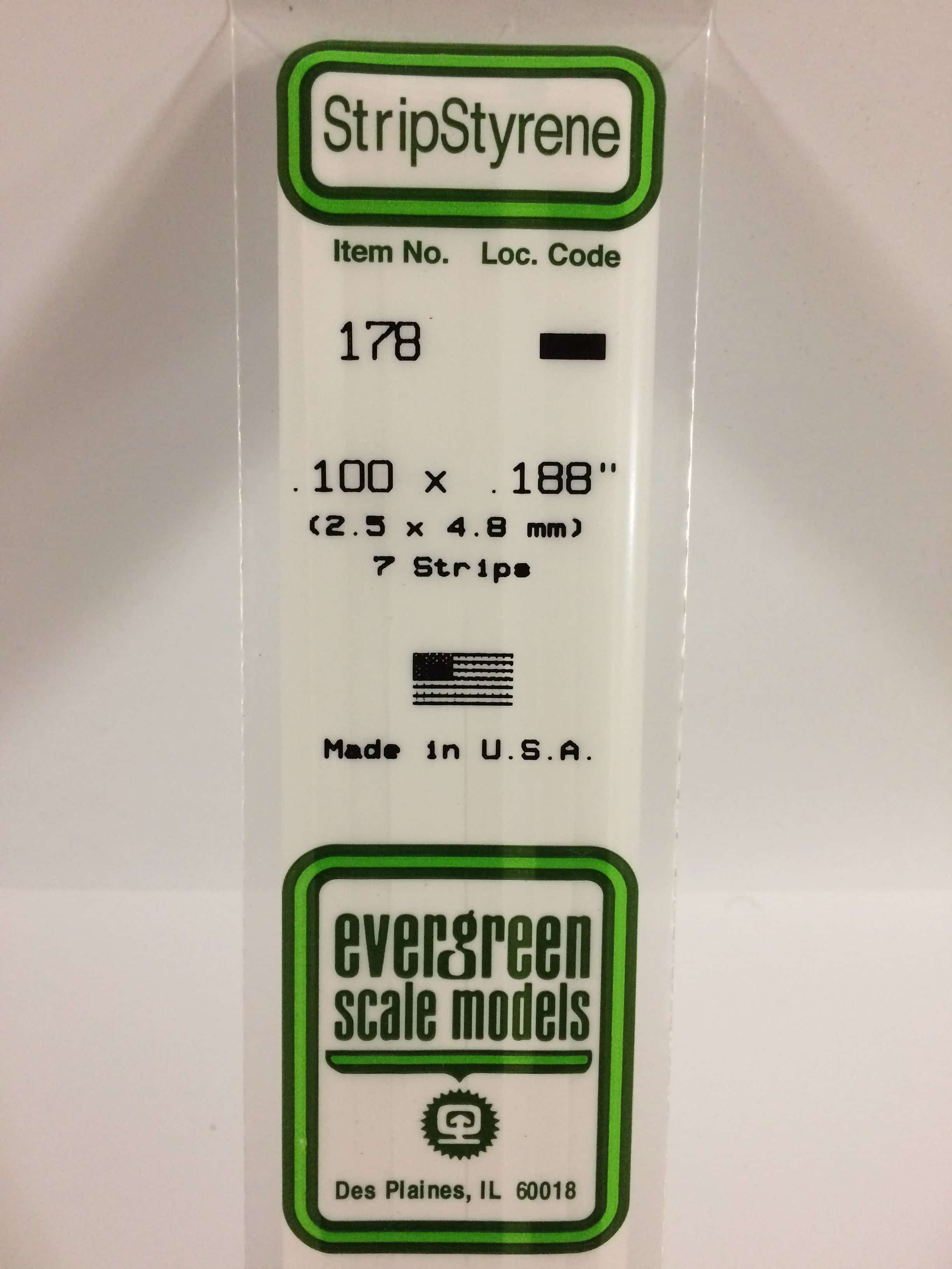 evergreen 178 strip 2.5x4.8