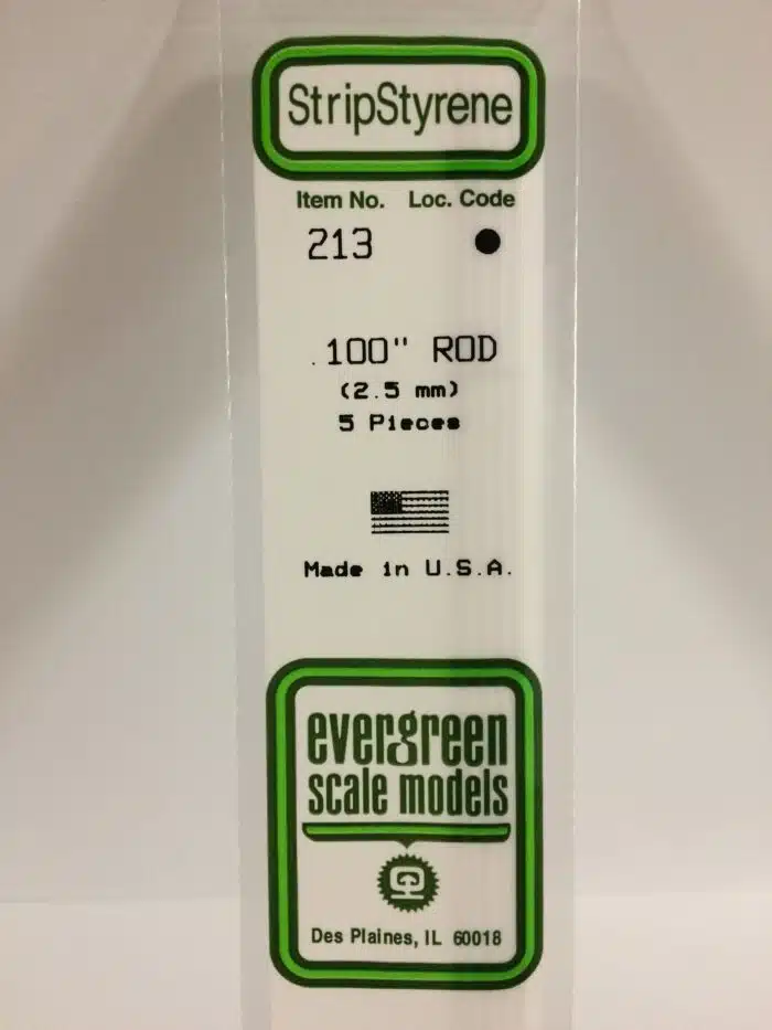 evergreen 213 staaf 2.5 5 st