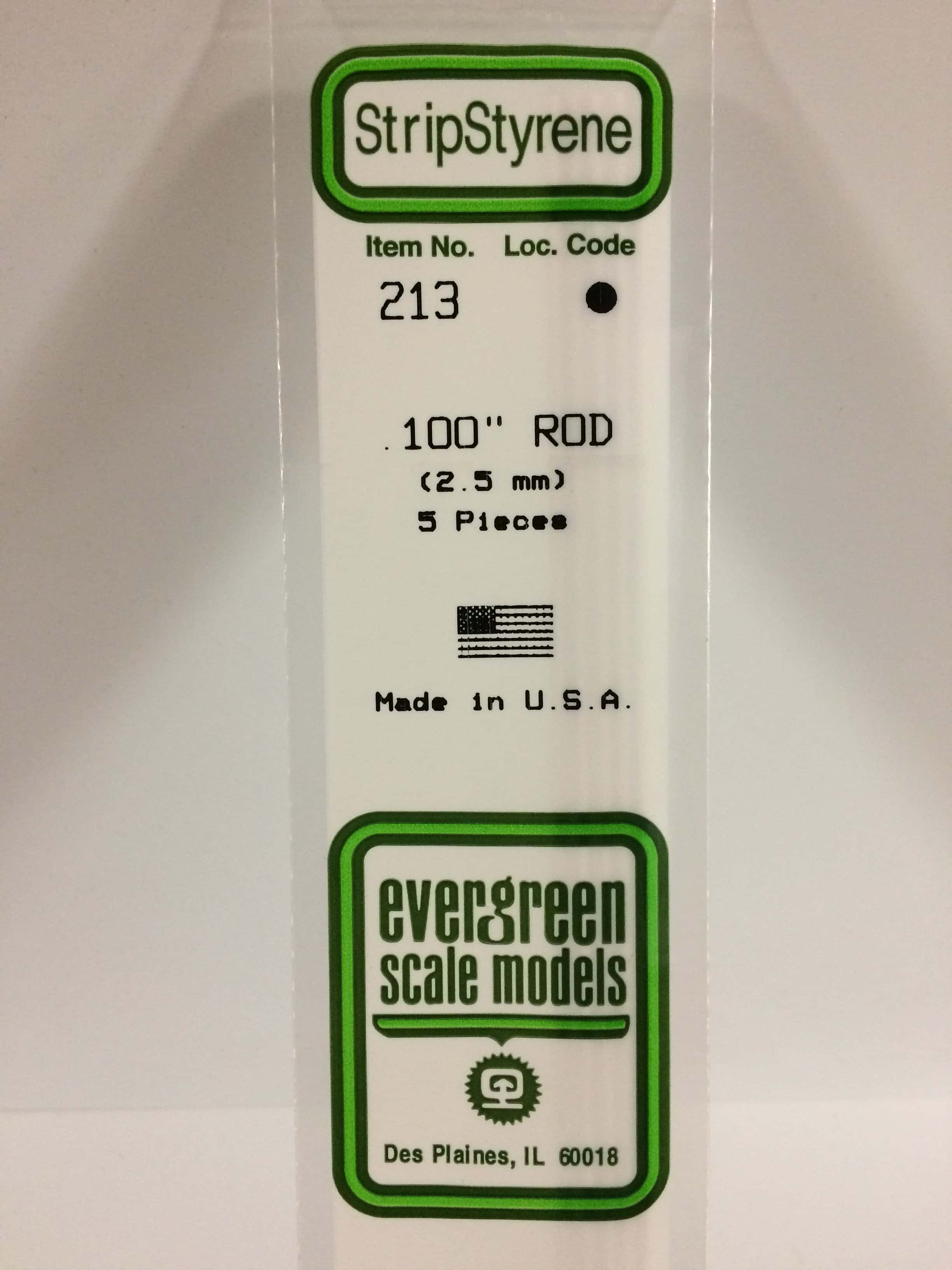 evergreen 213 staaf 2.5 5 st