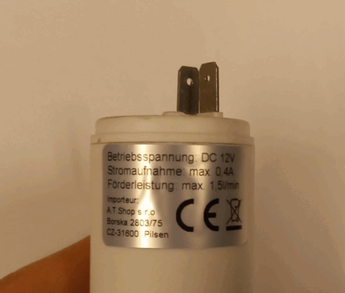 Graupner A1386 DC 12V Max 0,4A 1,5/min