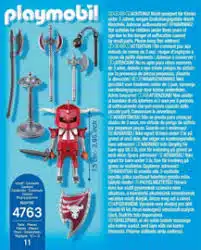 Playmobil 4763 Strijder met wapen arsenaall